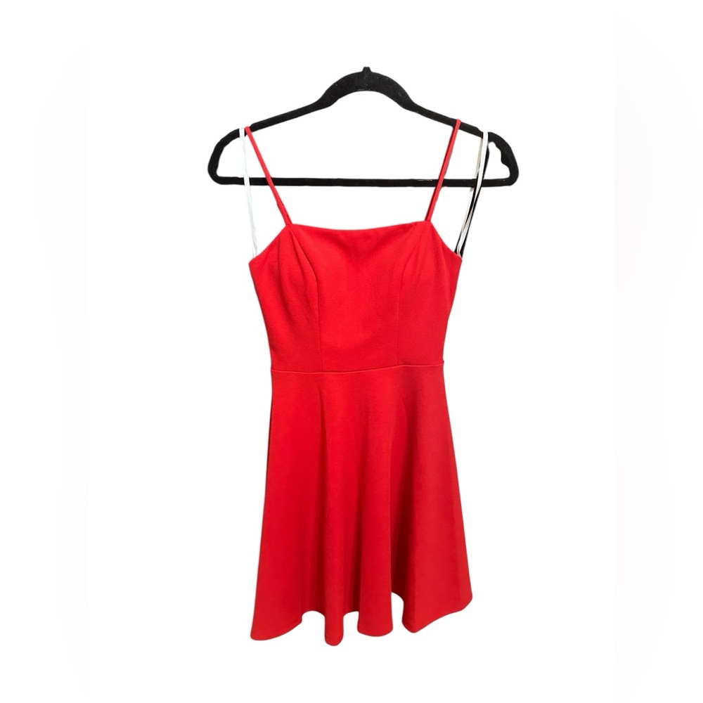 B. SMART NWT RED ZIP UP DRESS SIZE 0